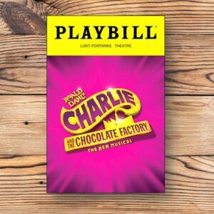 Charlie‎ And The Chocolate Factory Playbill Broadway Musical Refrigerator Magnet